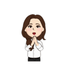 仕事中の私。（個別スタンプ：2）