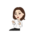 仕事中の私。（個別スタンプ：6）
