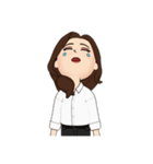 仕事中の私。（個別スタンプ：9）