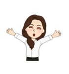 仕事中の私。（個別スタンプ：13）