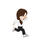 仕事中の私。（個別スタンプ：21）