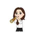 仕事中の私。（個別スタンプ：37）