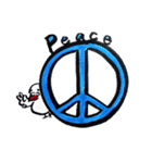 peace world sticker（個別スタンプ：9）