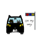 黒猫日常（個別スタンプ：24）