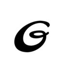 おしゃれな英字（個別スタンプ：7）