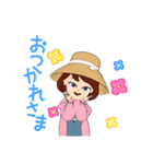 夏らしい女の子の日常（個別スタンプ：4）