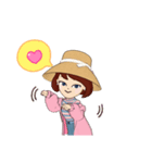 夏らしい女の子の日常（個別スタンプ：16）