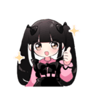 地雷系ツインテールちゃん（個別スタンプ：8）
