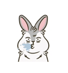 いろいろな表情のうさぎ（個別スタンプ：19）
