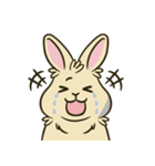 いろいろな表情のうさぎ（個別スタンプ：22）