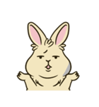 いろいろな表情のうさぎ（個別スタンプ：26）