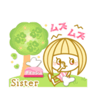 Sister(姉妹)の 挨拶＆日常 スタンプ（個別スタンプ：38）