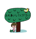 みずたまとうさぎが好きな女の子のスタンプ（個別スタンプ：23）