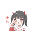 日常で使える天使ちゃんと悪魔ちゃん（個別スタンプ：2）