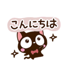 小さい黒猫スタンプ☆ナチュラルガーリー（個別スタンプ：6）