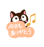 小さい黒猫スタンプ☆ナチュラルガーリー（個別スタンプ：34）