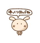 うさぎのルン☆吹き出し敬語（個別スタンプ：35）