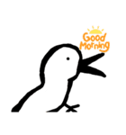 へたくそ鳥スタンプ④（個別スタンプ：1）