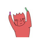 くりくり 小火 人 . 2（個別スタンプ：15）