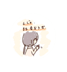 シュール可愛い？手描きスタンプ（お徳用）（個別スタンプ：6）