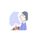 シュール可愛い？手描きスタンプ（お徳用）（個別スタンプ：36）