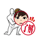 白い男の子スタンプ（個別スタンプ：7）