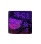 フワフワにじくま生活（個別スタンプ：33）