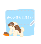 敬語の同僚シーズーくん（個別スタンプ：17）