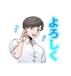 無音の創作男子（個別スタンプ：10）