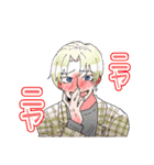 無音の創作男子（個別スタンプ：26）