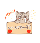 【敬語】かわいいねこのていねいことば（個別スタンプ：22）