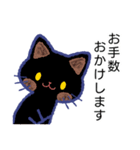 毎日が楽しい！くろねこさん（個別スタンプ：13）