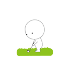ゴルフ好きのためのアニメーションスタンプ（個別スタンプ：1）