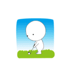 ゴルフ好きのためのアニメーションスタンプ（個別スタンプ：4）