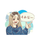 ！いろんな女の子！（個別スタンプ：6）