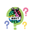 トリ 目数字0〜6（個別スタンプ：32）