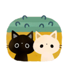 白猫コシロと黒猫クロスケの敬語スタンプ（個別スタンプ：39）
