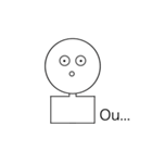 個性の塊人（個別スタンプ：8）