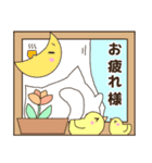 丸い猫達と使いやすい日常会話と挨拶（個別スタンプ：7）