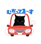 黒猫じみーのあいさつ（個別スタンプ：10）