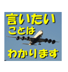 飛行機のつぶやき015（個別スタンプ：23）