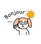 マオちゃんちのクウちゃん(仏語ver.)（個別スタンプ：2）