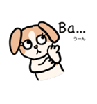 マオちゃんちのクウちゃん(仏語ver.)（個別スタンプ：11）