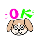 マオちゃんちのクウちゃん(仏語ver.)（個別スタンプ：21）