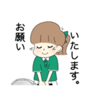 テニスガール＆ボーイ2(テニス編)（個別スタンプ：5）