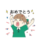 テニスガール＆ボーイ2(テニス編)（個別スタンプ：8）