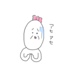 ヘンなかお のオンナノコ（個別スタンプ：3）