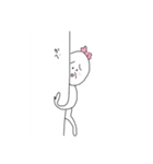 ヘンなかお のオンナノコ（個別スタンプ：7）