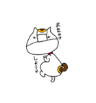 ぷりぷり猫 3（個別スタンプ：4）
