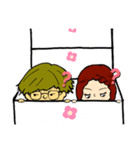 ふでちゃん×まきマキちゃん（個別スタンプ：7）